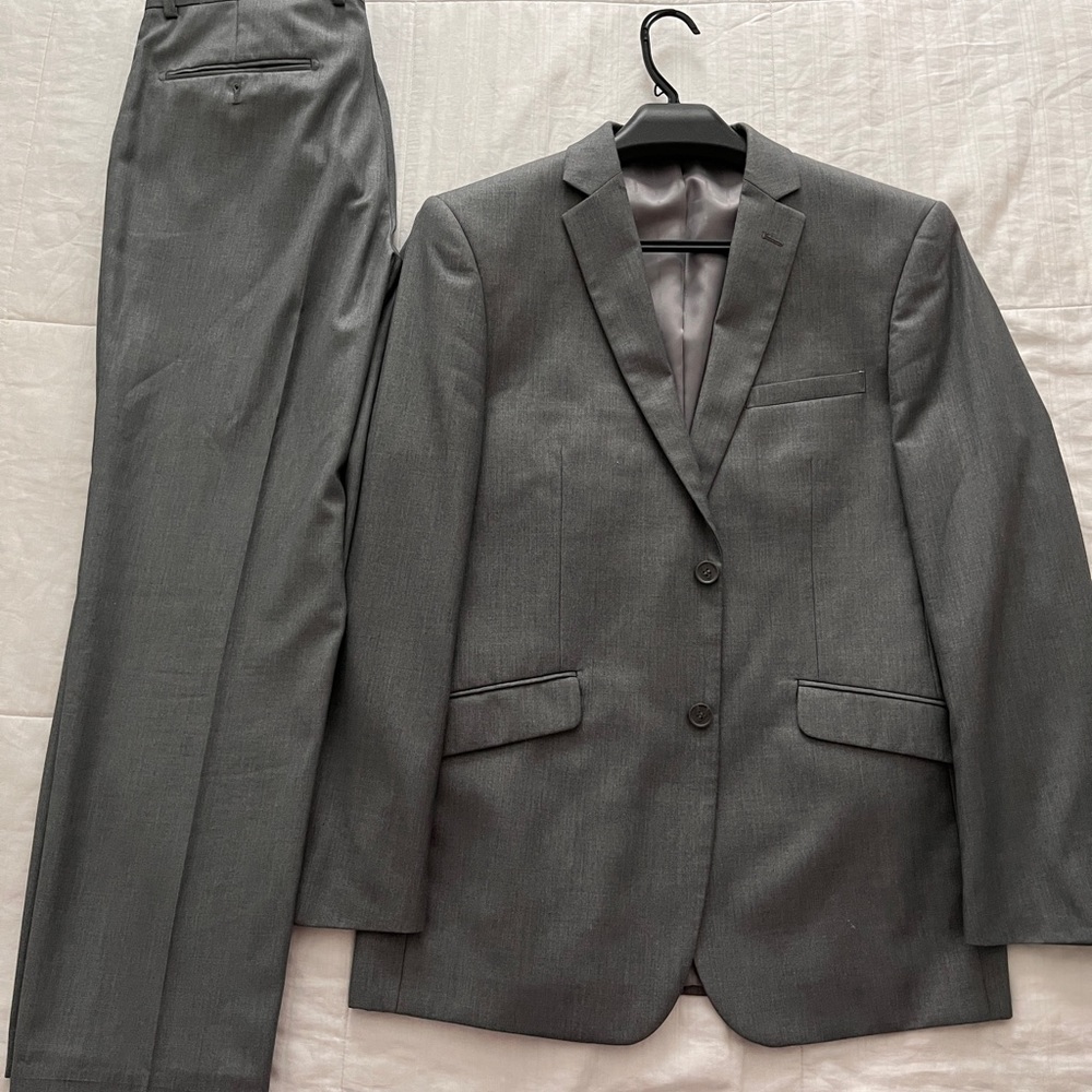 Gray suit